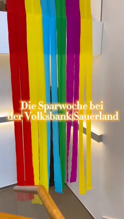 Meine erste Sparwoche bei der Volksbank Sauerland eG